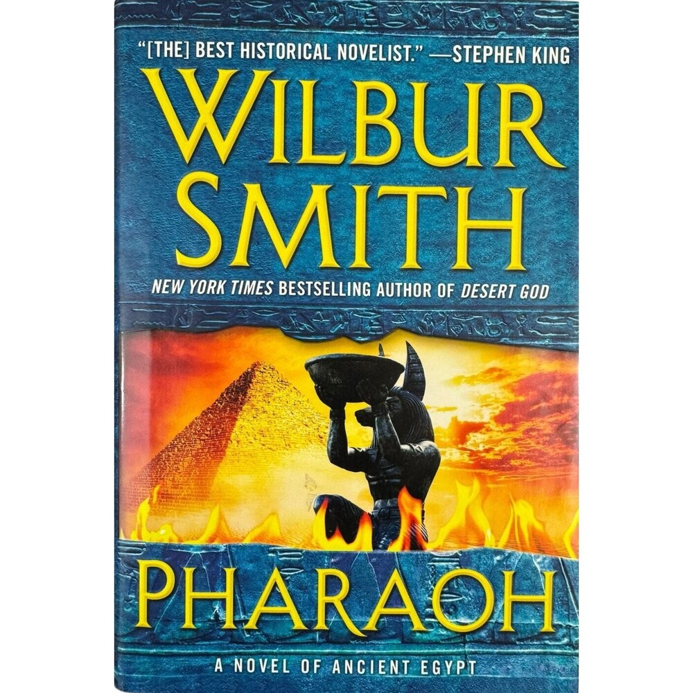 Pharaoh by Wilbur Smith Hardcover Historical Fiction Novel